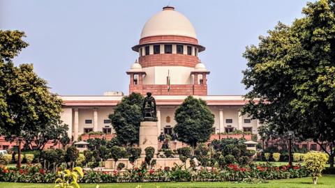 The Supreme Court building in Delhi