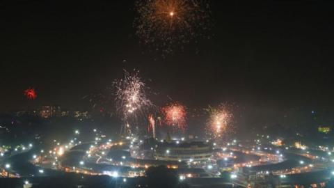 fireworks at Diwali