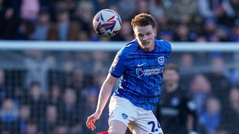 Terry Devlin in action for Portsmouth