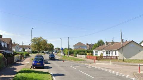 A general street view of Sturdee Road in Leicester 