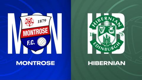Montrose and Hibernian badges