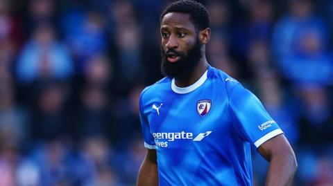 Janoi Donacien in action for Chesterfield