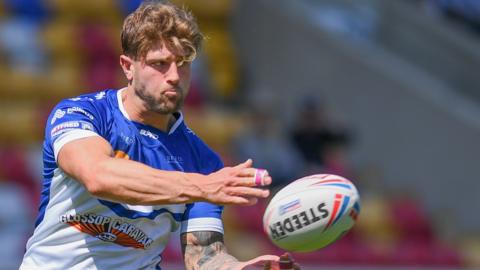 Nick Gregson in action for Swinton