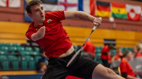 Jack Wilson in action for Wales