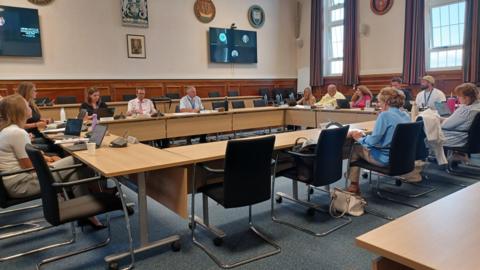 A council meeting