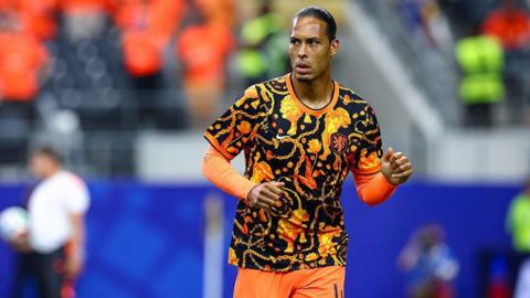 Virgil van Dijk #4 of Netherlands