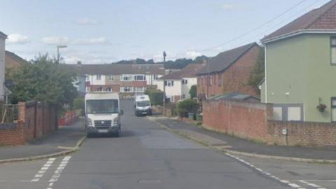 A google maps image of St Anne's Grove in Fareham