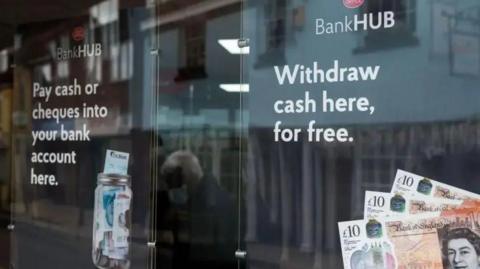 Exterior of banking hub