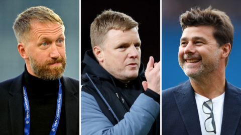 Graham Potter, Eddie Howe and Mauricio Pochettino