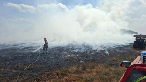 New Forest fire