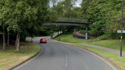 A Google image of Creasys Drive, Crawley