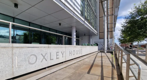 The exterior on Nottingham City council's Loxley House HQ