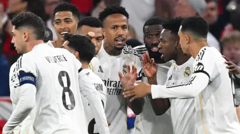 Real Madrid celebrate