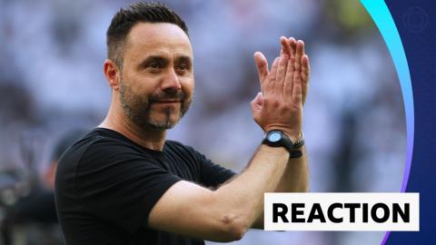 Tottenham's Roberto De Zerbi says he's already working on the next season as they survive relegation to stay in the Premier League.