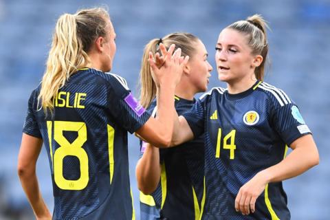 Scotland celebrate against Israel