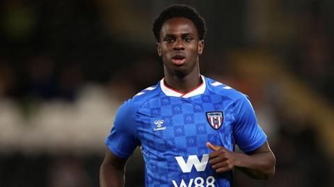 Trey Ogunsuyi in action for Sunderland