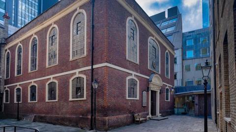 Exterior of Bevis Marks Synagogue 