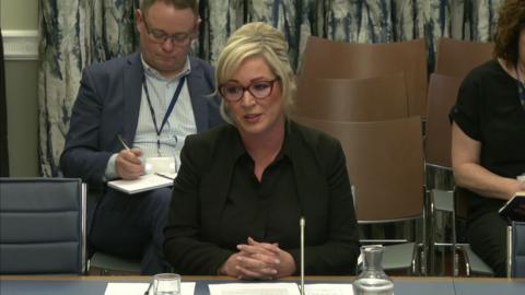 Michelle O'Neill at Stormont