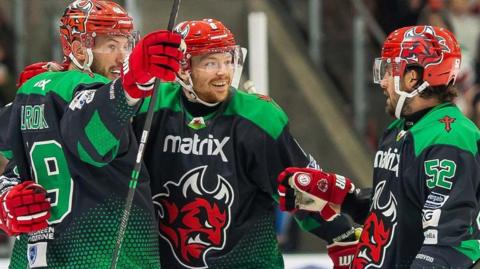 Cardiff Devils celebrate