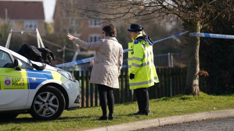 Police at Waterson Vale in Chemlsford