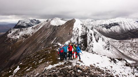 Sreapadairean air Beinn Eighe