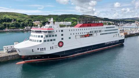 Manxman docked in Douglas