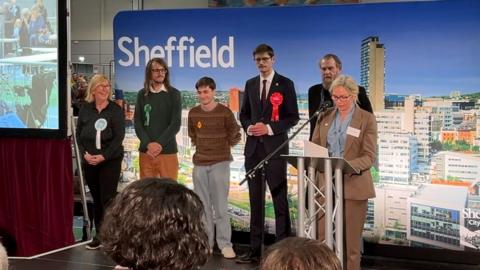 The moment Sheffield City Council leader Tom Hunt loses his seat
