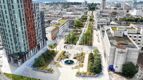 Armada Way plans for Plymouth City Centre