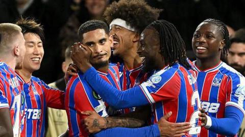 Crystal Palace celebrate scoring