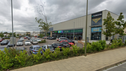 A google street view image of Bicester Shopping Park