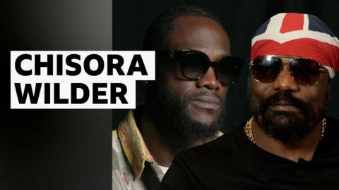 Deontay Wilder and Derek Chisora