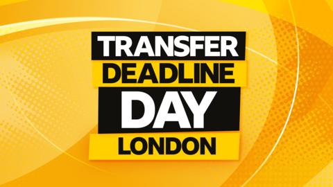 Transfer deadline day London graphic