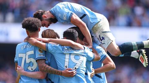 Man City celebrate