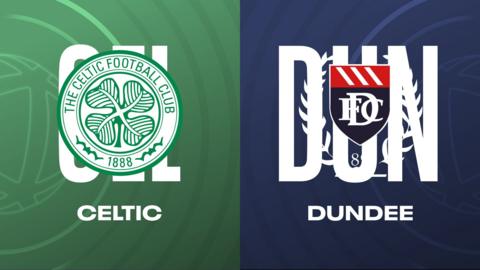 Celtic and Dundee badges