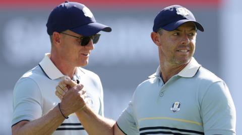 Rory McIlroy and Luke Donald