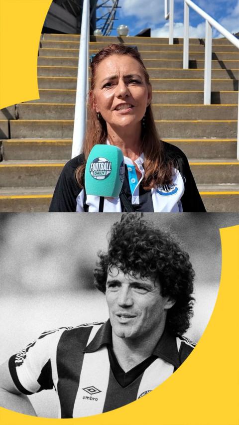 Newcastle fan and Kevin Keegan
