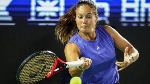 Daria Kasatkina in action at the Ningbo Open