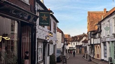 A street view of The Star in Godalming