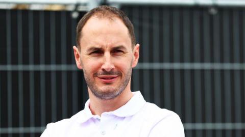  Oliver Oakes, team principal of Hitech Pulse-Eight looks on in the paddock