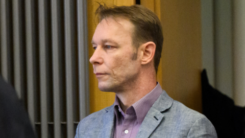 Christian B, a suspect in the disappearance of British toddler Madeleine McCann in Portugal, stands trial in Germany on unrelated sexual assault charges in Braunschweig, Germany, February 16, 2024