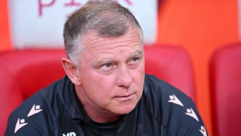 Stoke City manager Mark Robins 