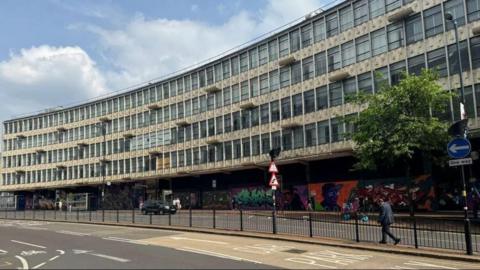 The front of the six storey Ringway Centre