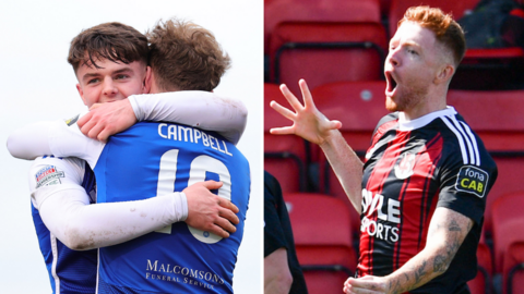 Paul McGovern, Peter Campbell and Fraser Bryden 