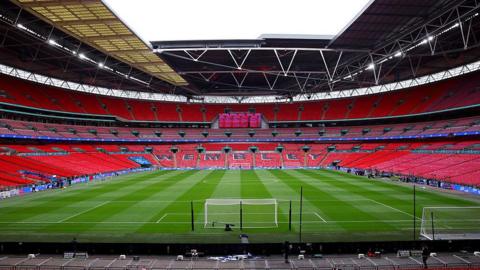 A general view of Wembley Stadium