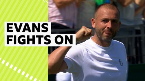 Dan Evans safely through to second round of Wimbledon qualifying