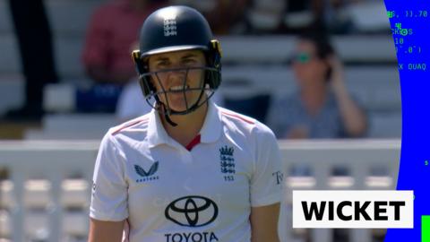 Nat Sciver-Brunt after getting out