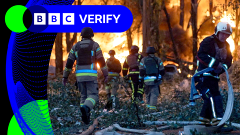 Firefighters in Kyiv