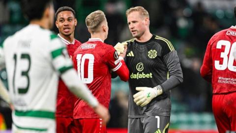 Celtic trail 4-1 going into the second leg away to Stuttgart