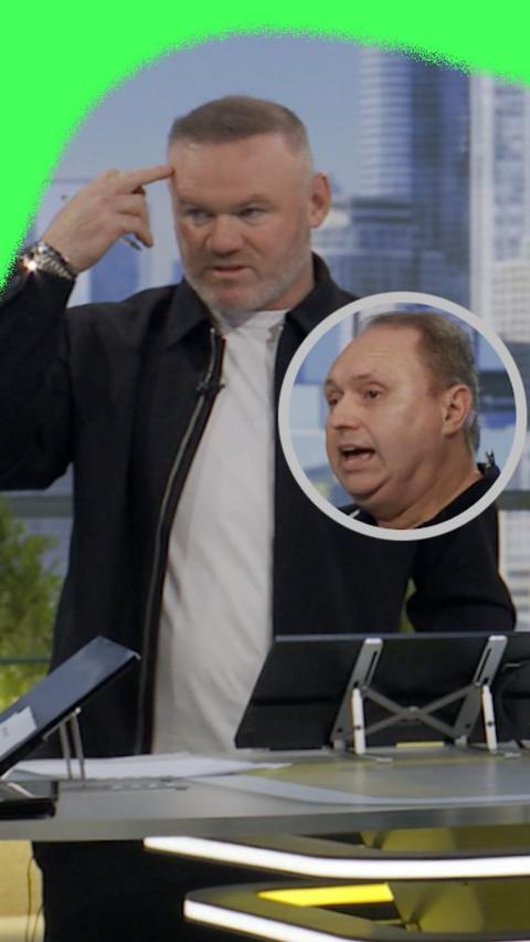 Wayne Rooney and Darren Cann