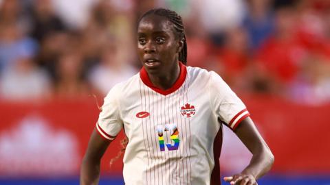 Simi Awujo in Canada kit